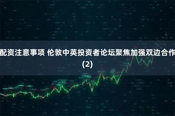配资注意事项 伦敦中英投资者论坛聚焦加强双边合作(2)